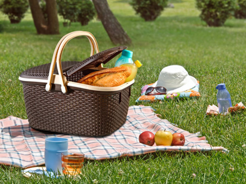 Rattan Picnic Basket (30 lt)