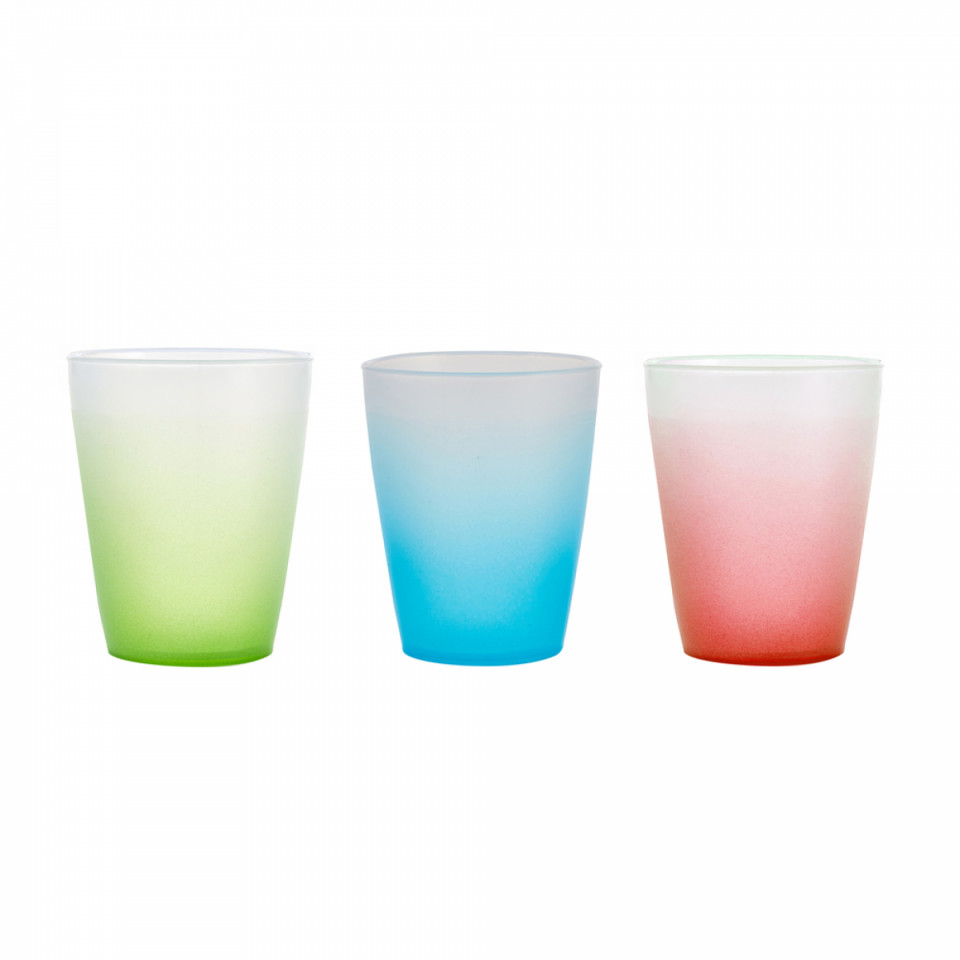 Degregated Color Cups