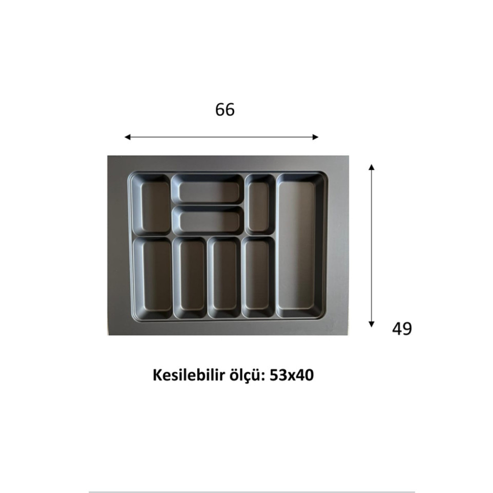 ÇEKMECE İÇİ KAŞIKLIK KESİLEBİLEN