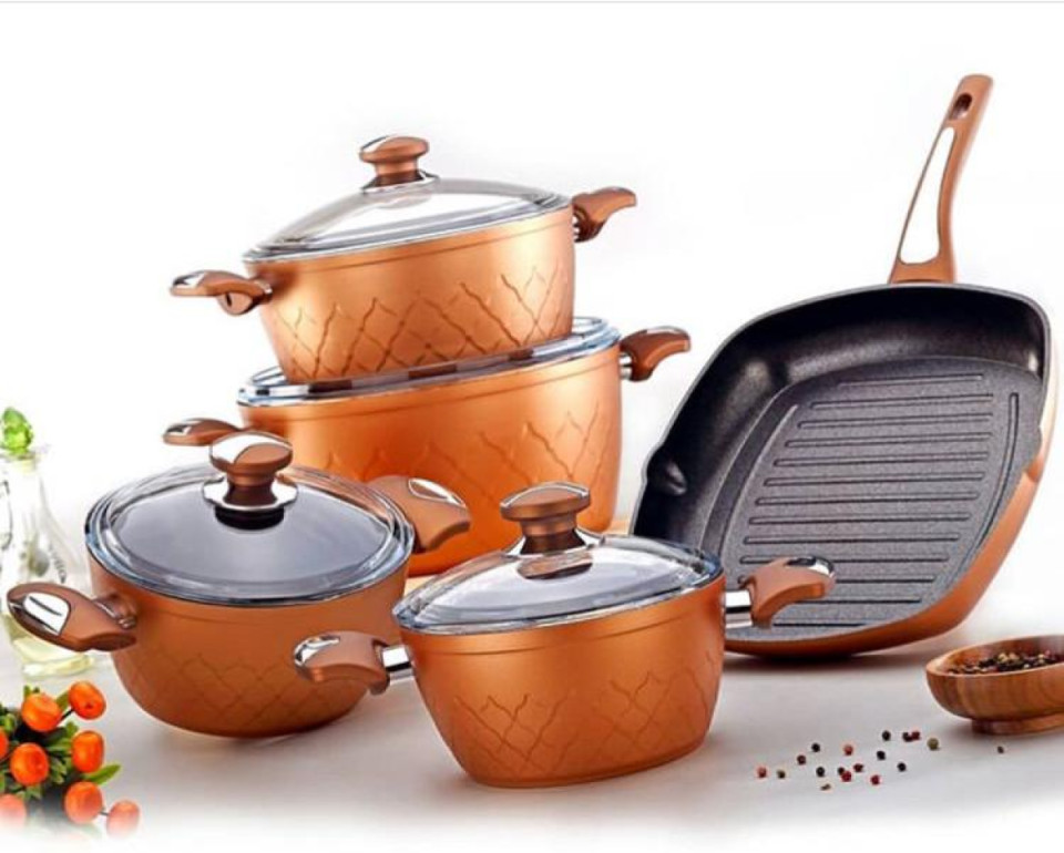 9 pcs ottoman model non-stick set