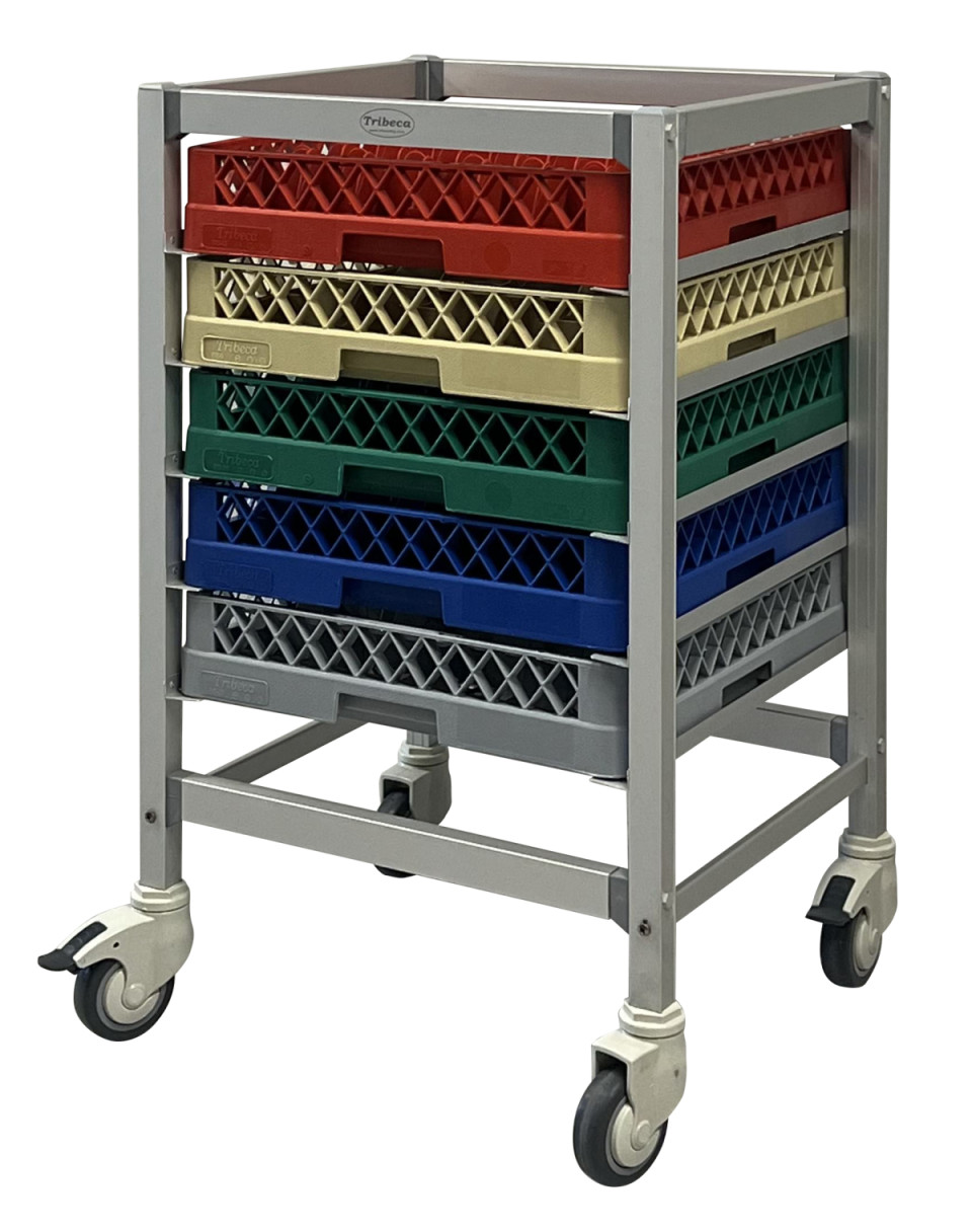 Basket Toplama Arabası 4 katlı - Rack Collecting Cart 4 Shelf