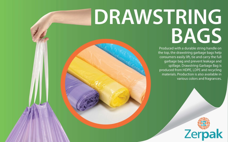 Drawstring Garbage Bags