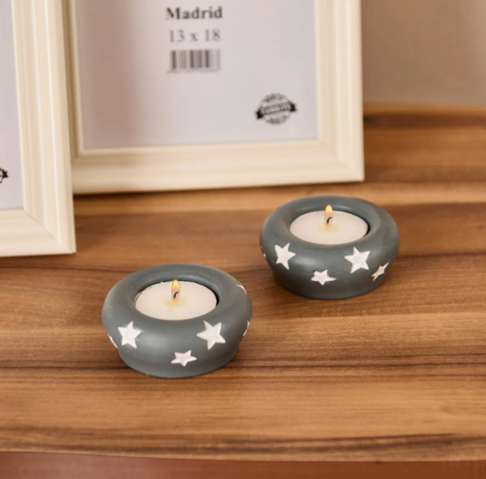 OBJEVİ  2 Lİ TEALIGHT MUMLUK