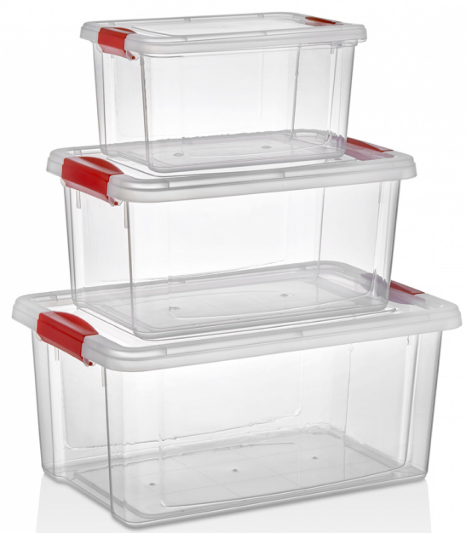 FRESH & CLINK ORGANISER BOX  (3 Pcs)  1 Pcs 2,50 Lt. 1 Pcs 5,00 Lt. 1 Pcs 9,00 Lt.