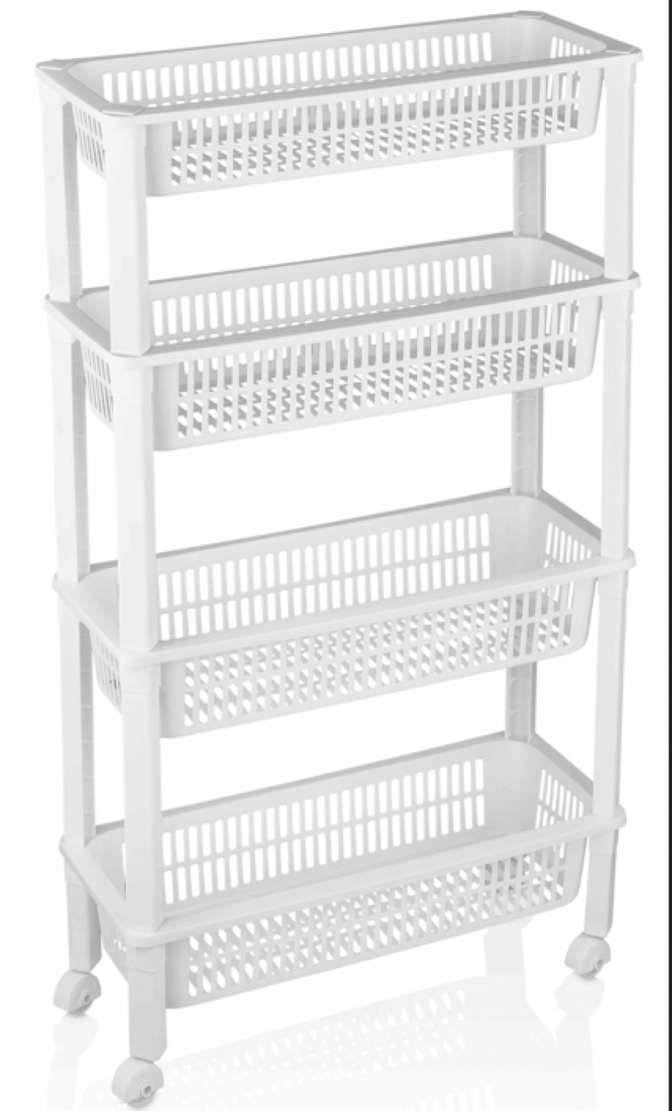 BASIC SLIDE-OUT RACK TROLLEY - 4 LAYER (510*205*945 mm.)