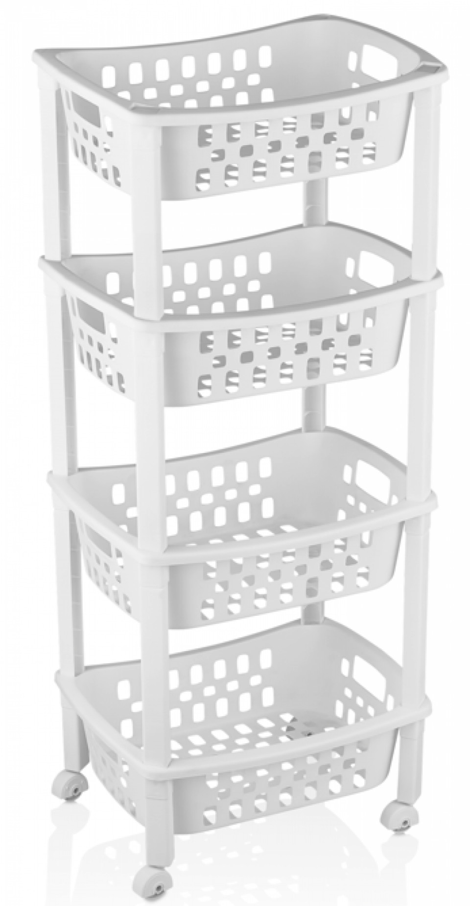 MULTI BASKET SLIDE-OUT RACK TROLLEY - 4 LAYER (400*295*960)