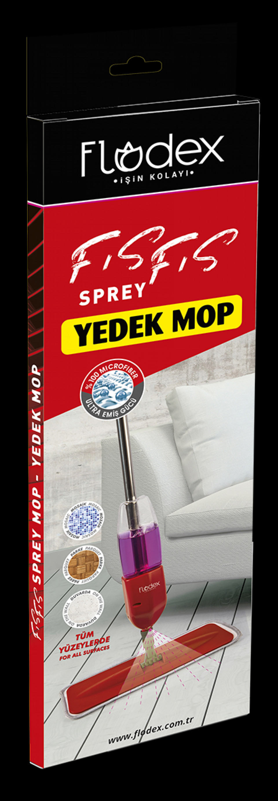 FISFIS SPREY MİCROFİBER YEDEK MOP