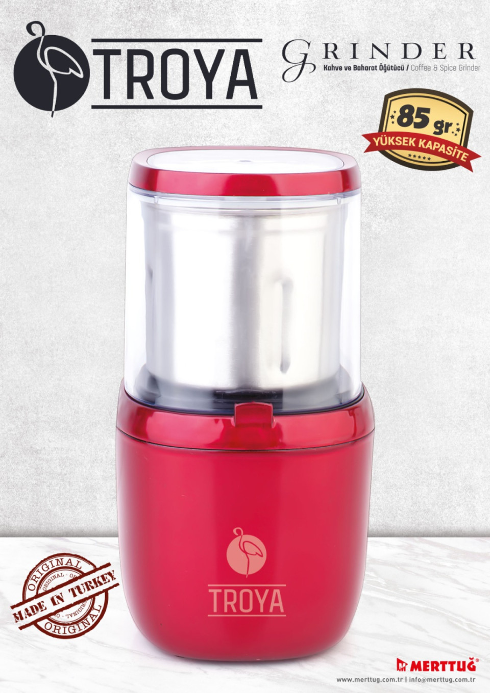 COFFEE GRINDER - RED 