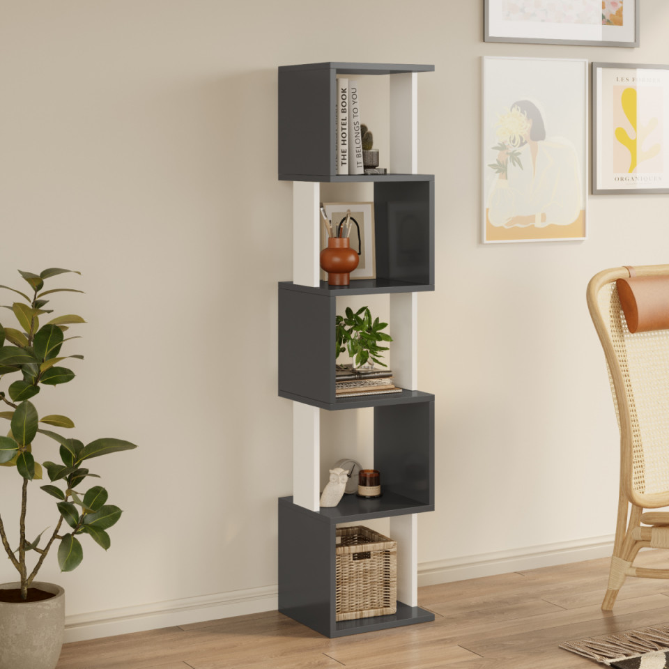 Milan Bookcase Dual Colour