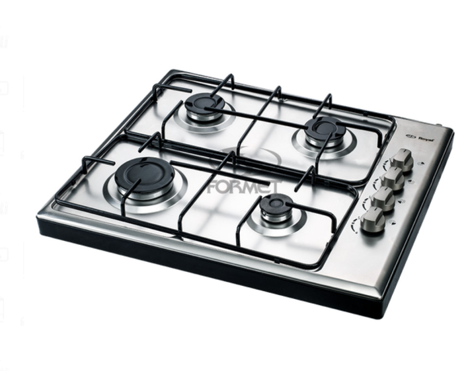     Table Top Cooker     Inox body     4 Gas burner     Ignition     FFD     Side control panel     NG LPG adjustable     Enamel Iron