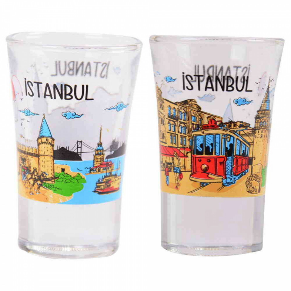 Londra Temalı Baskılı Shot Bardak 45x70 mm