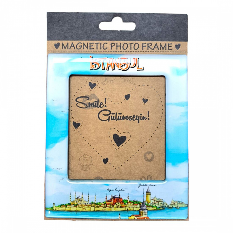 İstanbul Temalı Myros Fotoğraf Çerçevesi Magnet 95x115 mm