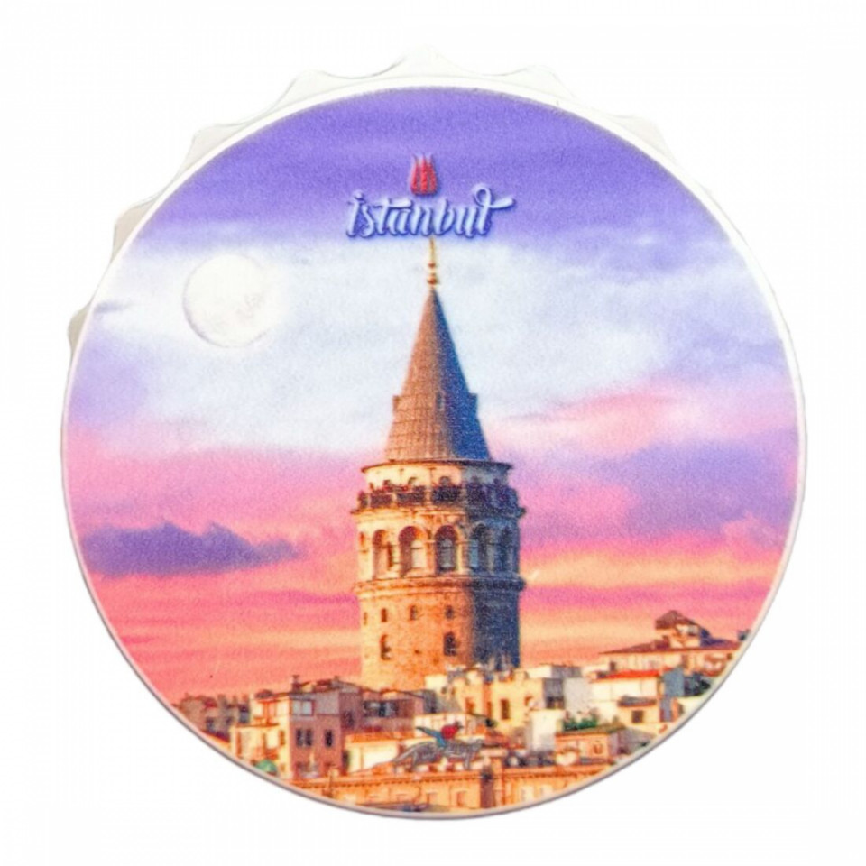 İstanbul Temalı Uv Baskılı Kapak Açacak Magnet 63x15 mm