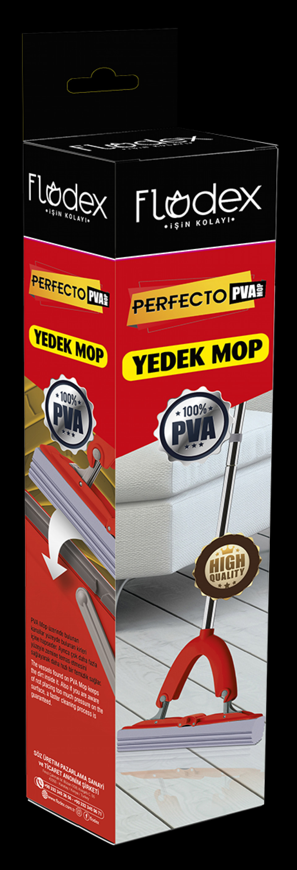 PERFECTO MİKROFİBER YEDEK MOP