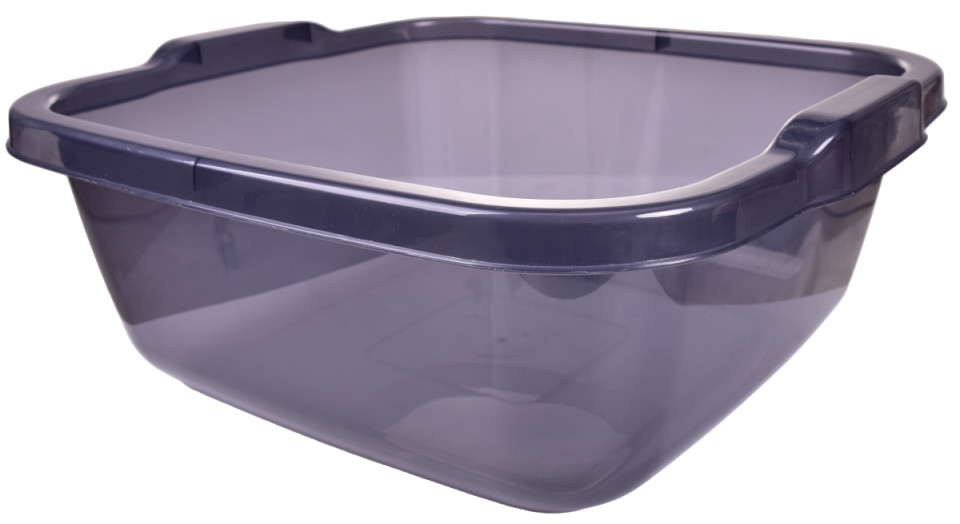 9,00 Lt Transparent Square Bowl